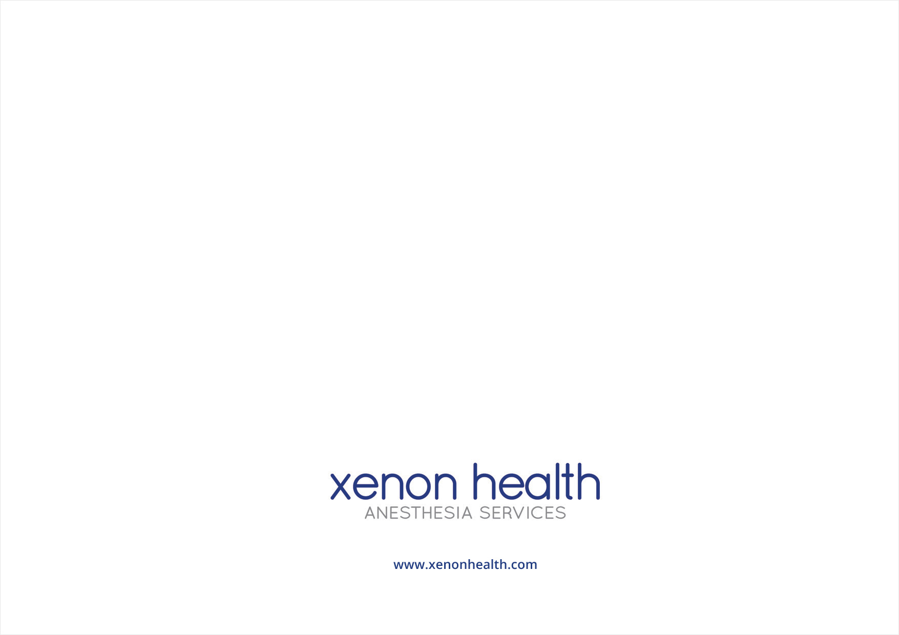 Print - Xenon Health Corporate Collateral